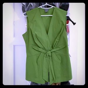 Anne Taylor top green